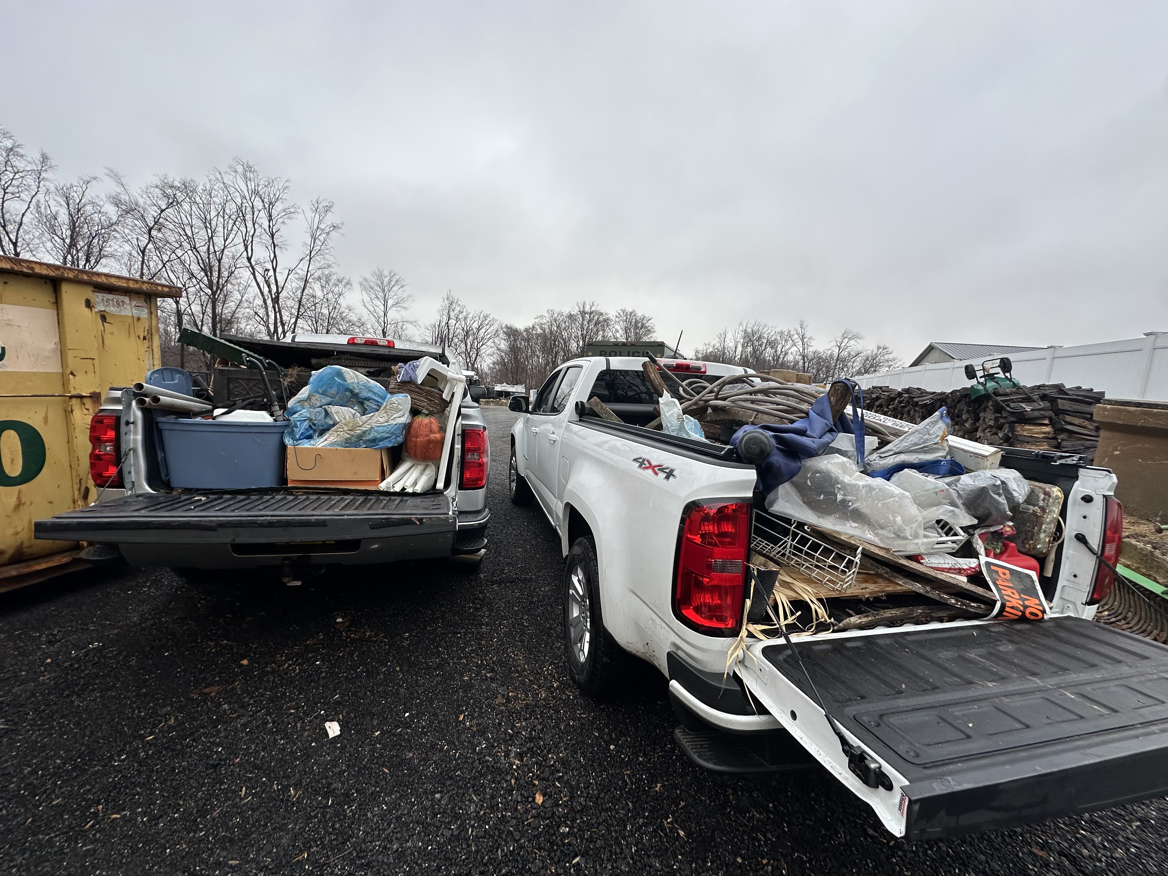 Trucks for junk removal